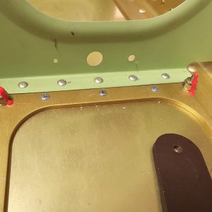 Wing skin paint stands, Rib-Spar Fix, Pushrod trimming